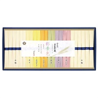 ｢島善｣小豆島手延素麺 彩景色（北海道産小麦100%）