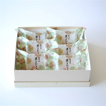 《能登関連》「森八」能登栗 栗まんじゅう 6個入【おまとめ便対象】