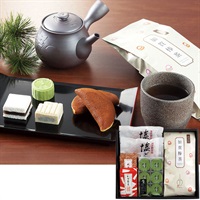 《能登応援》黒門小路オリジナル｢『上林金沢茶舗』×『落雁諸江屋』｣加賀棒茶と生らくがん詰合せ