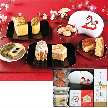 《能登応援》｢まめや金澤萬久｣萬久撰菓〈干支〉