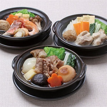 〈京都〉｢京・料亭 わらびの里｣料亭の彩り個鍋【冷凍】※北海道・沖縄・離島にはお届け出来ません。