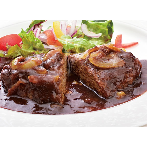 〈山形〉｢米沢牛黄木｣米沢牛入り濃旨（こくうま）デミハンバーグ【冷凍】※沖縄・離島にはお届け出来ません。