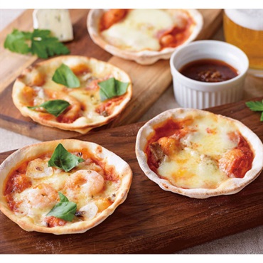 〈長野〉｢アトリエ・ド・フロマージュ｣ミニピザ8枚セット【冷凍】