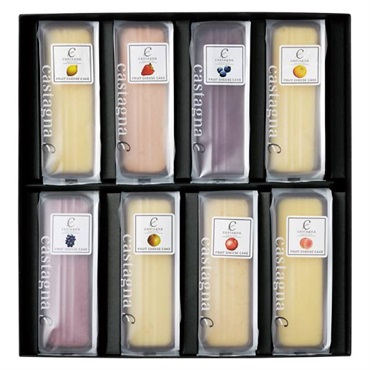 ｢カスターニャ｣広島県産フルーツチーズケーキ8種セット【冷凍】