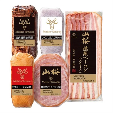 ｢マイスター山野井｣炭火釜焼き焼豚と合鴨セット【冷蔵】