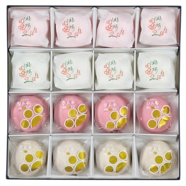 ｢加賀菓子処 御朱印｣福梅・リトル16個入り