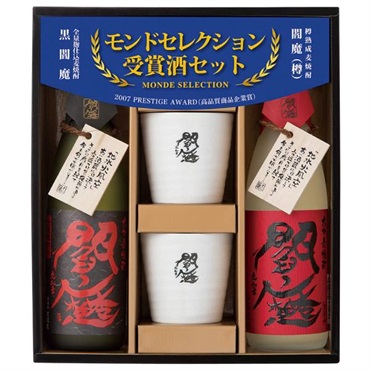 ｢老松酒造｣閻魔陶器カップ付きセット
