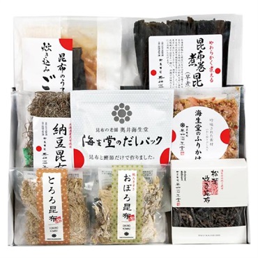 ｢奥井海生堂｣昆布詰合せ