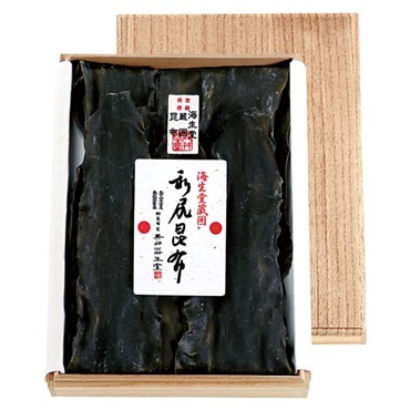 ｢奥井海生堂｣木箱入蔵囲利尻昆布