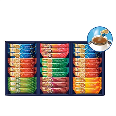 ｢匠のカフェオレ・トワイニング・辻利・バンホーテン｣スティックバラエティギフト