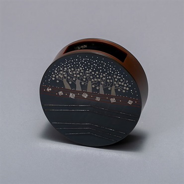 【非売品】「象嵌花器」〈前田 真知子〉