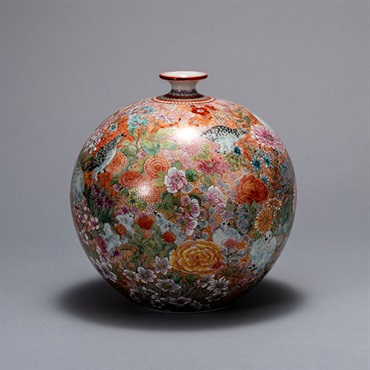 【非売品】「雷鳥花詰花器」〈藤木 美里〉
