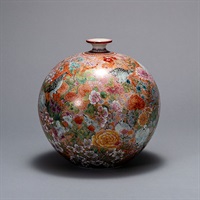 【非売品】「雷鳥花詰花器」〈藤木 美里〉