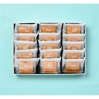 「まめや金澤萬久」わらび餅のバウム(オレンジ×加賀棒茶)15個入【おまとめ便対象】
