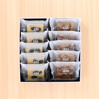 「まめや金澤萬久」わらび餅のバウム(黒豆＆ラムレーズン)10個入【おまとめ便対象】