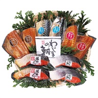 《能登応援》｢西脇水産｣紅鮭と輪島の干物セット【冷凍】※沖縄・離島にはお届け出来ません。