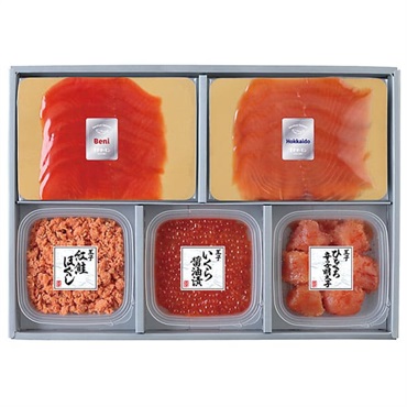 ｢王子サーモン｣スモークサーモン・海の幸詰合せ【冷凍】※離島にはお届け出来ません。