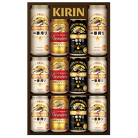 ｢キリン｣一番搾り3種飲みくらべセット プレミアム・黒ビール入り