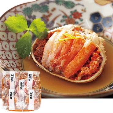 《能登応援》｢南谷良枝商店｣能登輪島産 香箱蟹面5点セット【冷凍】※沖縄・離島にはお届け出来ません。