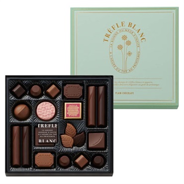 ｢モロゾフ」〈トレフルブラン〉プレーンチョコレート(21個入)※お届け日のご指定がない場合は【3/5～14のいずれか】にお届けいたします。