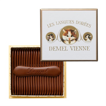 「デメル」ソリッドチョコ猫ラベル ヘーゼルナッツ(105g)※お届け日のご指定がない場合は【2/5～14のいずれか】にお届けいたします。