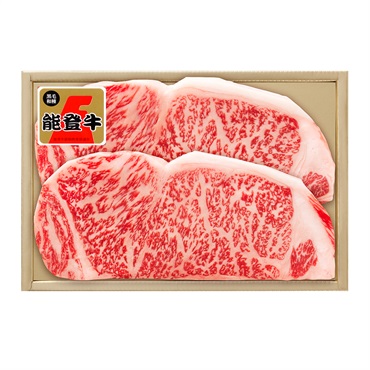 《能登応援！》能登牛 サーロインステーキ用(2枚計320g)【冷蔵】