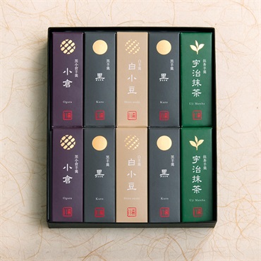 ｢森八｣ 小型羊羹〈粋～すい～〉１０本入【おまとめ便対象】
