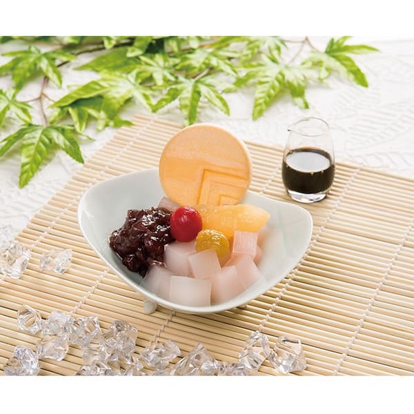 《能登応援》｢森八｣能登大納言小豆 葛あんみつ 4個入【おまとめ便対象】