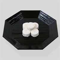 南蛮　古南蛮　花生　時代箱付　M　R5054B No.28 神代杉象嵌箱「行雲」 / Ornamental box, Japanese cedar