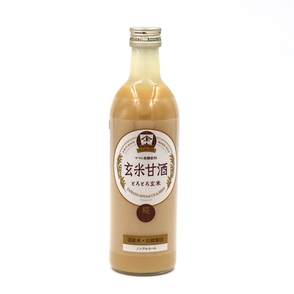 「ヤマト醤油味噌」YAMATO 玄米甘酒 490ml【おまとめ便対象】