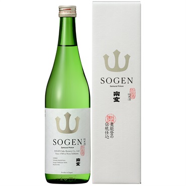 ｢宗玄酒造｣〈SOGEN SAMURAIシリーズ〉純米酒 Samurai Prince (720mL / 醇酒)