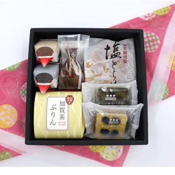 《能登関連》【オンラインショップ限定】人気の石川土産 オリジナル小箱(風呂敷包み(ピンク))