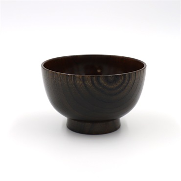 「山中塗」具だくさん椀【色：黒摺】