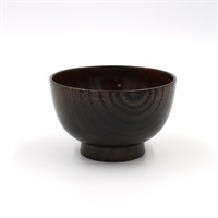 「山中塗」具だくさん椀【色：黒摺】