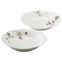 ナルミ」〈ルーシーガーデン〉ペアオーバルプレートセット｜百万石