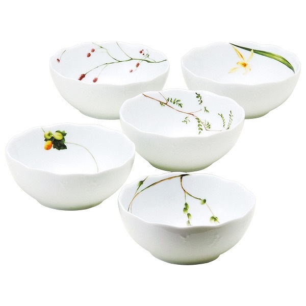 ナルミ」〈里花暦〉ボウルセット(40912-32841)｜百万石百貨店