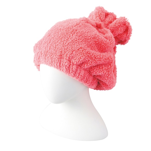 ウチノ」とってもよく吸う 〈ごくふわ〉ヘアキャップ【カラー：ピンク