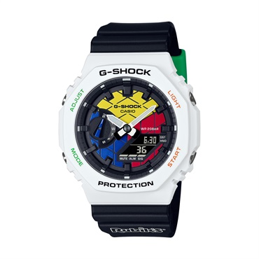 ｢CASIO｣〈G-SHOCK〉2100 Series腕時計
【ルービックキューブコラボレーションモデル】［GAE-2100RC-1AJR］