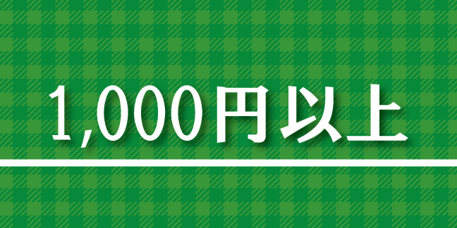 1,000円以上